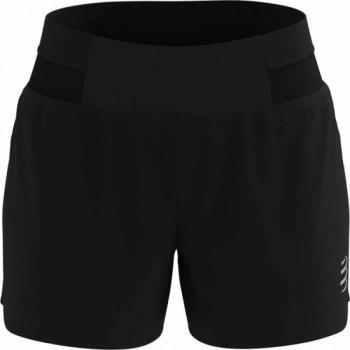 Compressport PERFORMANCE OVERSHORT W Női rövidnadrág futáshoz, fekete, méret kép