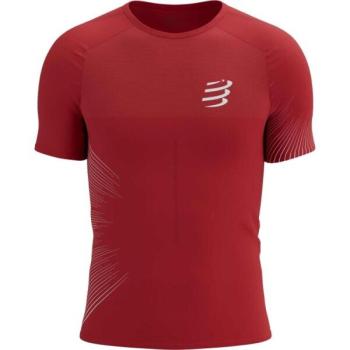 Compressport PERFORMANCE SS TSHIRT M Férfi futófelső, piros, méret kép