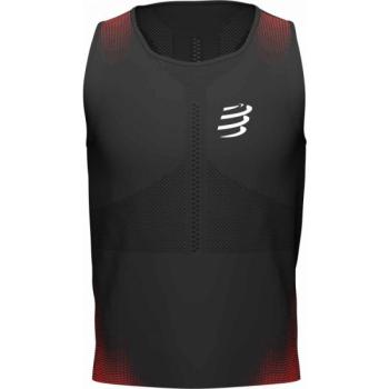 Compressport PRO RACING SINGLET M Férfi ujjatlan felső futáshoz, fekete, méret kép