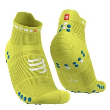 Compressport PRO RACING SOCKS V4.0 RUN Futózokni, világoszöld, méret kép