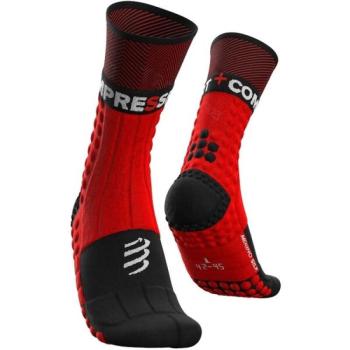 Compressport PRO RACING SOCKS WINTER TRAIL Téli futózokni, piros, méret kép