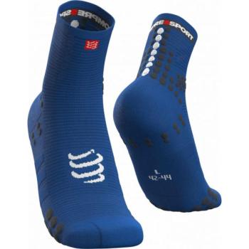 Compressport RACE V3.0 RUN HI Futózokni, kék, méret kép