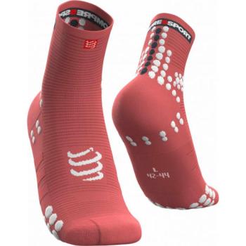 Compressport RACE V3.0 RUN HI Futózokni, lazac, méret kép