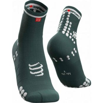 Compressport RACE V3.0 RUN HI Futózokni, sötétzöld, méret kép