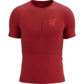 Compressport RACING SS TSHIRT M Férfi póló futáshoz, piros, méret kép