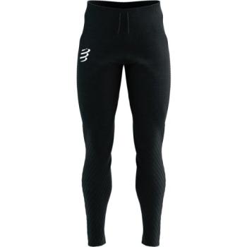 Compressport SEAMLESS PANTS Férfi sportos melegítőnadrág, fekete, méret kép