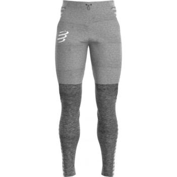 Compressport SEAMLESS PANTS Férfi sportos melegítőnadrág, szürke, méret kép