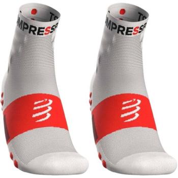 Compressport TRAINING SOCKS 2-PACK Sportzokni, fehér, méret kép