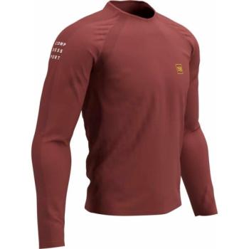 Compressport TRAINING TSHIRT LS Férfi hosszú ujjú edzőfelső, piros, méret kép