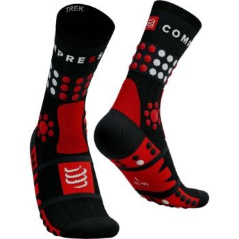 Compressport TREKKING SOCKS Védő trekking zokni, fekete, méret kép