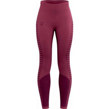 Compressport WINTER RUN LEGGING W Női bélelt futóleggings, rózsaszín, méret kép