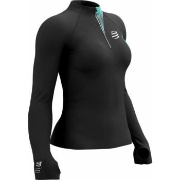 Compressport WINTER TRAIL POSTURAL LS TOP W Női felső futáshoz, fekete, méret kép