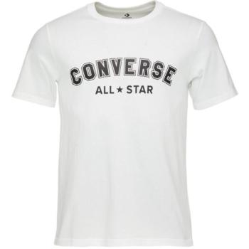 Converse CLASSIC FIT ALL STAR SINGLE SCREEN PRINT TEE Uniszex póló, fehér, méret kép