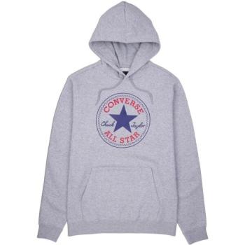 Converse STANDARD FIT CENTER FRONT LARGE CHUCK PATCH CORE PO HOODIE B Férfi pulóver, szürke, méret kép