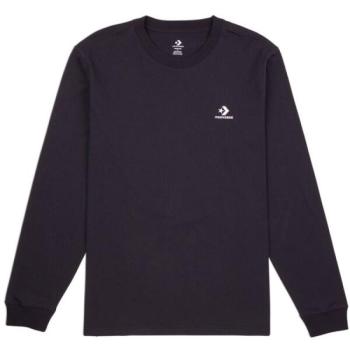 Converse STANDARD FIT LEFT CHEST STAR CHEV EMB LONG SLEEVE TEE Férfi felső, fekete, méret kép