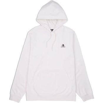 Converse STANDARD UNI FIT LEFT CHEST STAR CHEV EMB HOODIE FT Női pulóver, fehér, méret kép