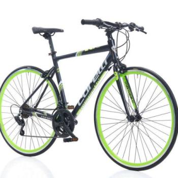 Corelli Fitbike Zero könnyűvázas fitness kerékpár 48 cm Grafit-Zöld kép