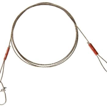 Cormoran 1x7 Wire Leader - Loop and Snap Hook 15kg 50cm 2db kép