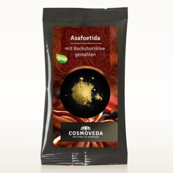 Cosmoveda Asafoetida bio aromás fűszer görögszénával Tömeg: 10 g kép