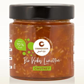 Cosmoveda Cocos Lime Chutney kókuszos és lime chutney 225 g, BIO kép