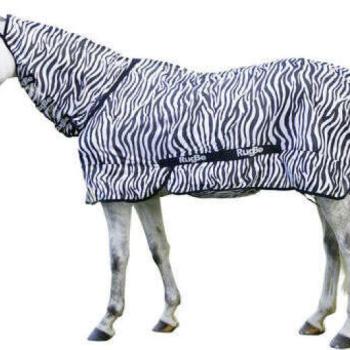 Covalliero RugBe Zebra légytakaró has- és nyakrésszel (125 cm) kép