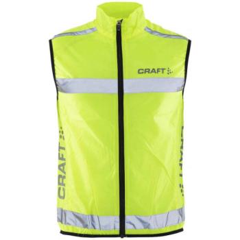 Craft SAFETY VEST Funkcionális biztonsági mellény, fényvisszaverő neon, méret kép