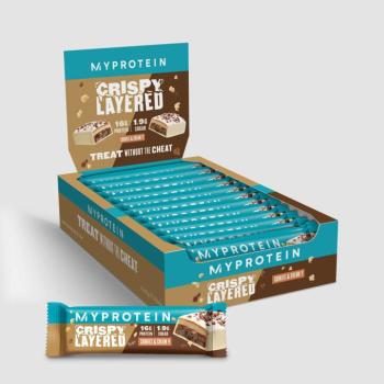 Crispy Layered Bar - 12 x 58g - Cookies and Cream kép