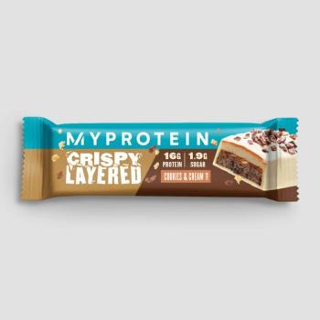 Crispy Layered Bar - 58g - Cookies and Cream kép