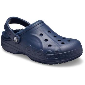 Crocs BAYA LINED CLOG Unisex papucs, sötétkék, méret 36/37 kép