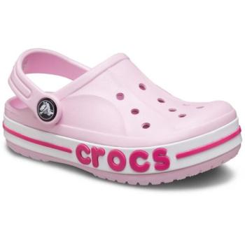 Crocs BAYABAND CLOG K Gyerek papucs, rózsaszín, méret 28/29 kép