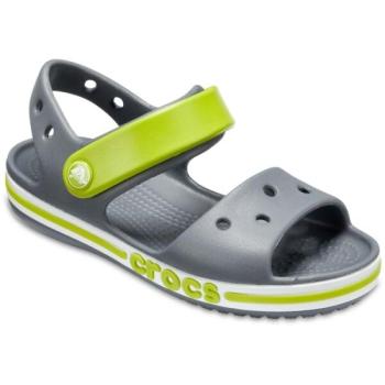 Crocs BAYABAND SANDAL K Gyerek szandál, szürke, méret 22/23 kép