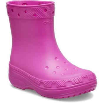 Crocs CLASSIC BOOT T Lány gumicsizma, rózsaszín, méret 20/21 kép