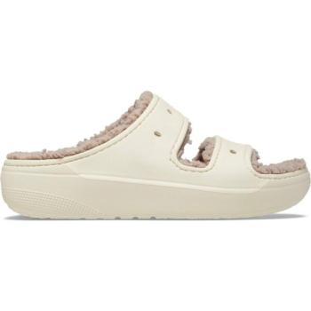 Crocs CLASSIC COZZZY SANDAL Uniszex szandál, bézs, méret 36/37 kép