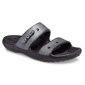 CROCS-Classic Croc Glitter II Sandal black Fekete 36/37 kép