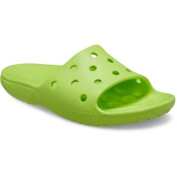 Crocs CLASSIC CROCS SLIDE K Gyerek papucs, zöld, méret 28/29 kép