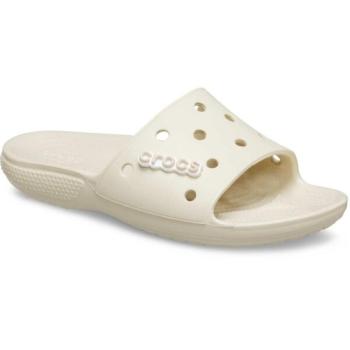 Crocs CLASSIC CROCS SLIDE Uniszex papucs, bézs, méret 36/37 kép