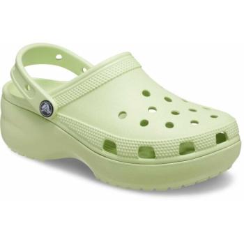 Crocs CLASSIC PLATFORM CLOG W  Női papucs, zöld, méret 41/42 kép