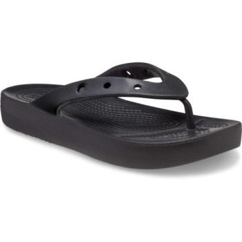 Crocs CLASSIC PLATFORM FLIP W Női flip-flop papucs, fekete, méret 37/38 kép