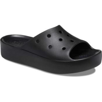 Crocs CLASSIC PLATFORM SLIDE Uniszex papucs, fekete, méret 36/37 kép