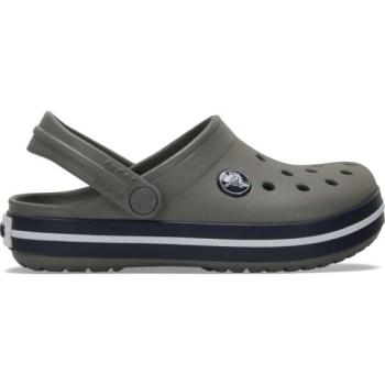 Crocs CROCBAND T Gyerek papucs, sötétszürke, méret 22/23 kép