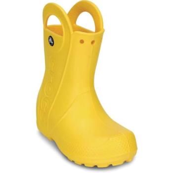 Crocs HANDLE IT RAIN BOOT KIDS Gyerek gumicsizma, sárga, méret 23/24 kép