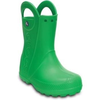 Crocs HANDLE IT RAIN BOOT KIDS Gyerek gumicsizma, zöld, méret 23/24 kép