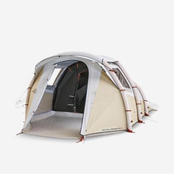 Családi kempingsátor, felfújható - Air Seconds 4.1 Fresh & Black Quechua kép
