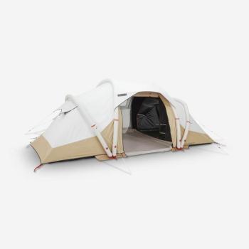 Családi kempingsátor, felfújható - Air Seconds 4.2 Fresh & Black Quechua kép