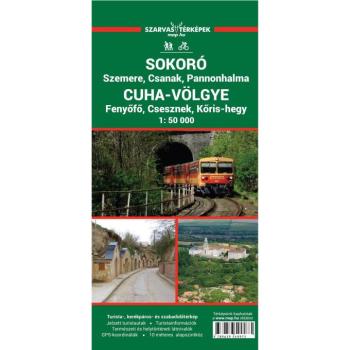 Cuha-völgye turista- és kerékpáros térkép / Szarvas (2019) Cartographia kép