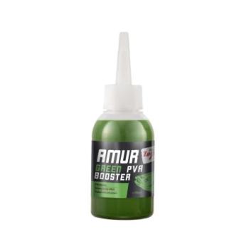 CZ Amur Booster fluo zöld aroma, natúr, 75 ml kép