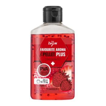 CZ Favourite folyékony aroma pellettel, eper, 200 ml kép