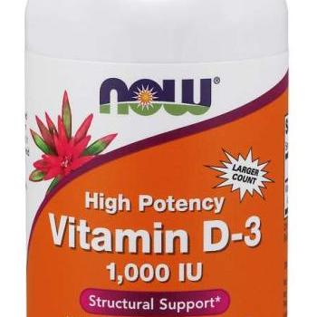 D3-vitamin 1000 NE - NOW Foods kép