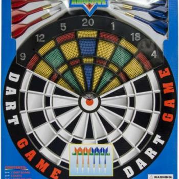 Darts játék (tábla + 6 darts) - átmérője 36 cm kép