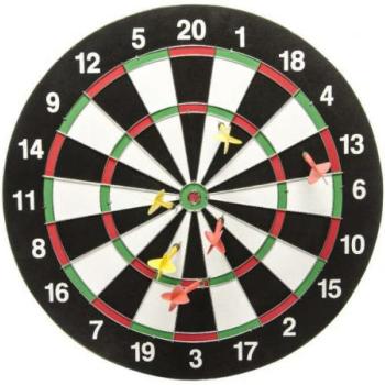 Darts játék (tábla + 6 darts) - átmérője 43 cm kép